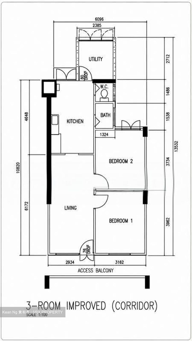 Blk 119 Ho Ching Road (Jurong West), HDB 3 Rooms #600711371